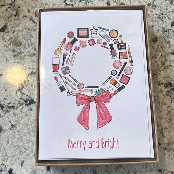 Graphique Christmas Cards 5 Sets of 15 perfect for Makeup Artists for clients - Picture 3 of 5